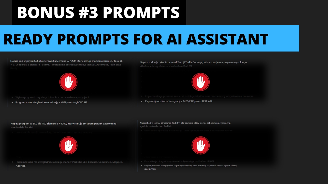 Ready Prompts for AI Assistant