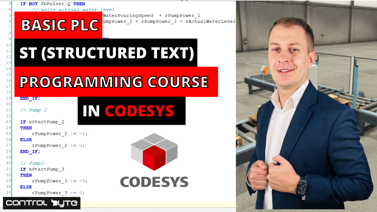 Structured Text PLC programming in CODESYS course