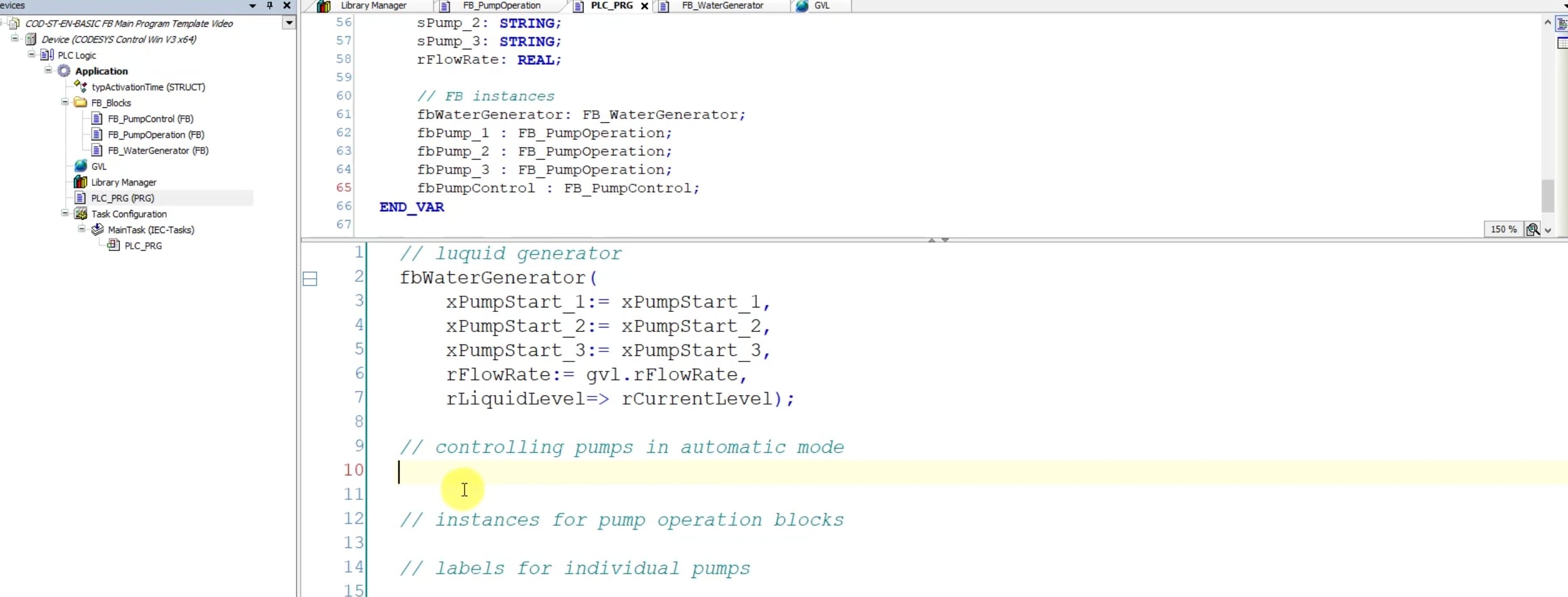 Codesys: Write your first program in Codesys: Structured Text - Part #3