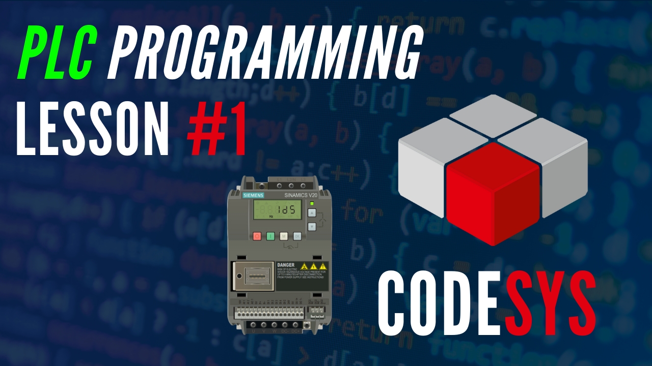 Codesys PLC programming TUTORIAL: Lesson 1 - Your First Ladder Logic Program
