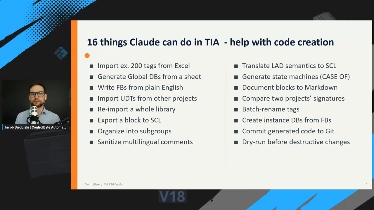 16 things Claude can do in TIA Portal